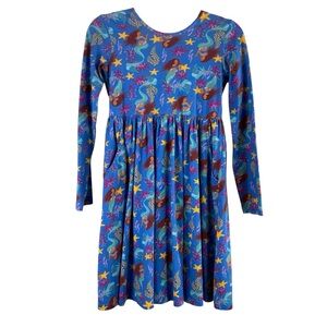 Hanna Anderson‎ x Disney Live-Action Cartoon Ariel Little Mermaid Dress Sz 12